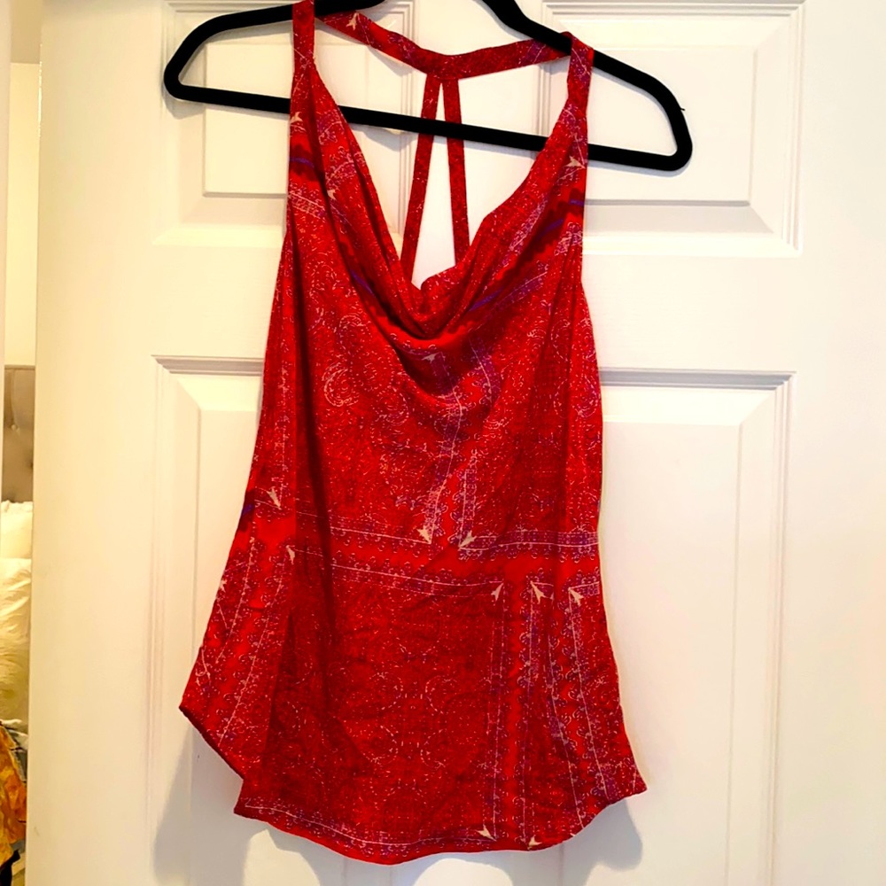 Ella Moss Scarf Drape Top, NWT